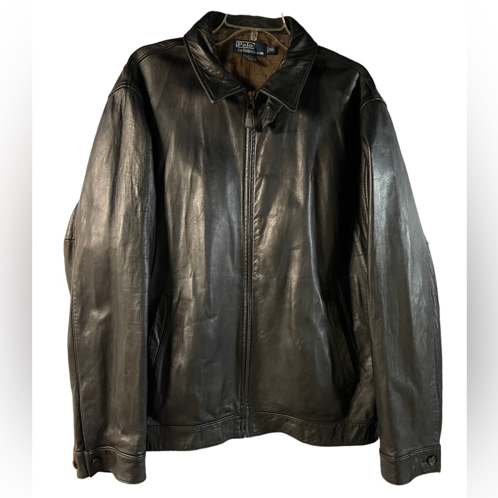 Polo Ralph Lauren Lambskin Leather Jacket
